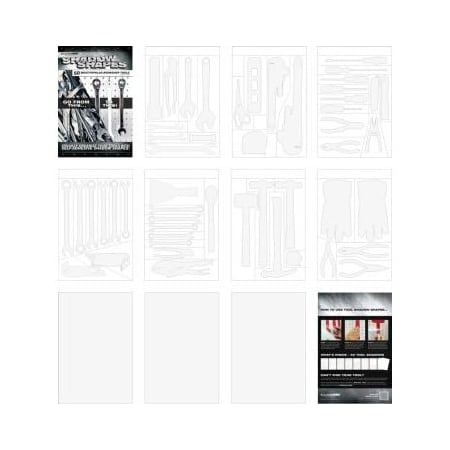 Accuform SHADOW SHAPES TOOL SHADOW LABEL PVR100WT PVR100WT